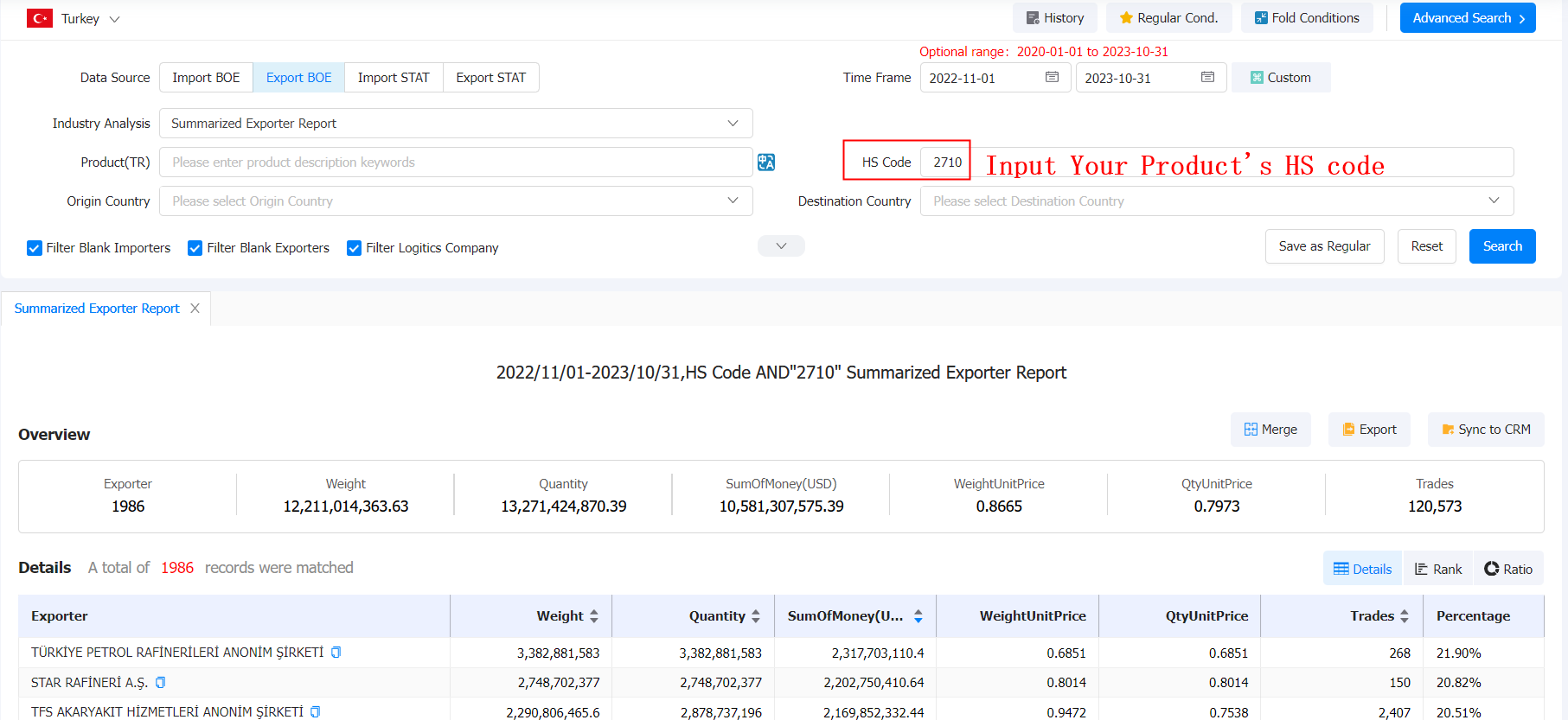 exporters in turkey,turkey exporter,turkey exporters