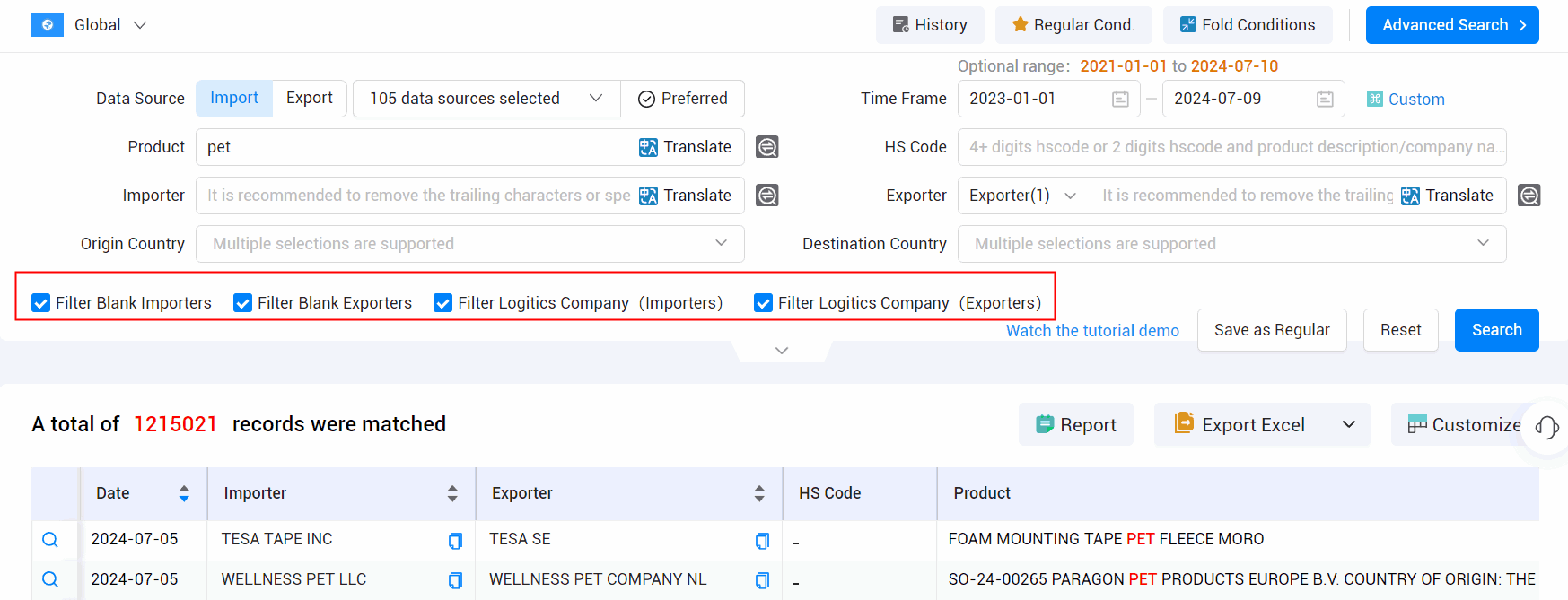 customs data,quality customs data,latest customs data