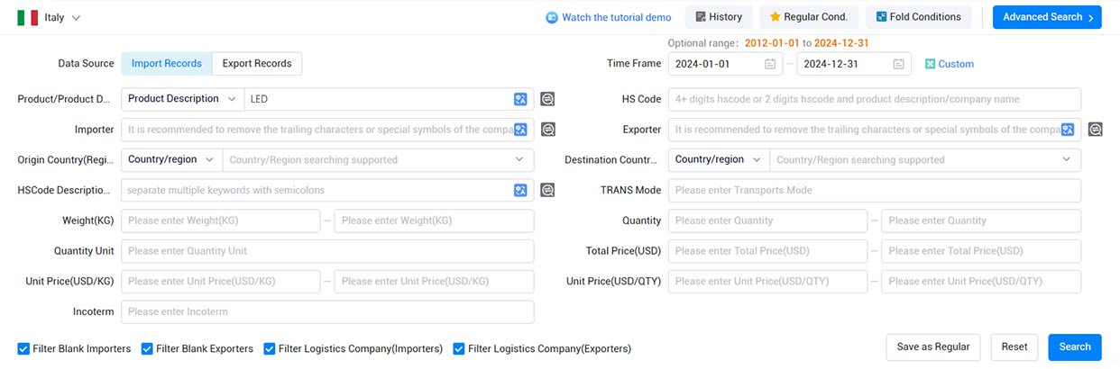 italy customs import and export data,import and export data,customs import and export data