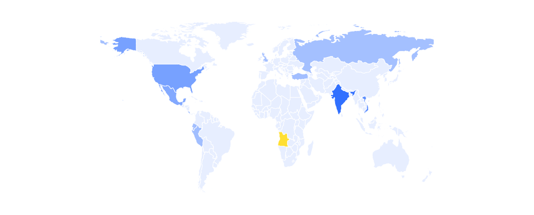angola map,angola data,tendata,import export data