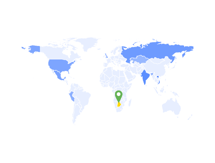 botswana map,botswana data,tendata,import export data