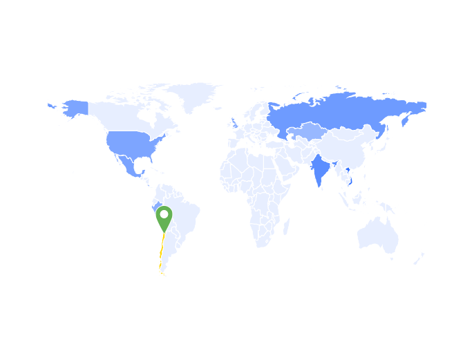 chile map,chile data,tendata,import export data