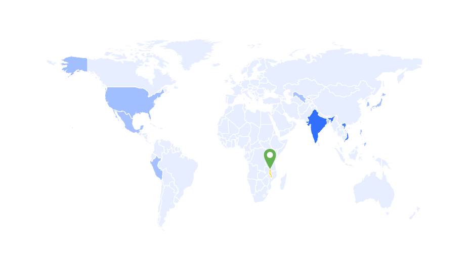 malawi map,malawi data,tendata,import export data