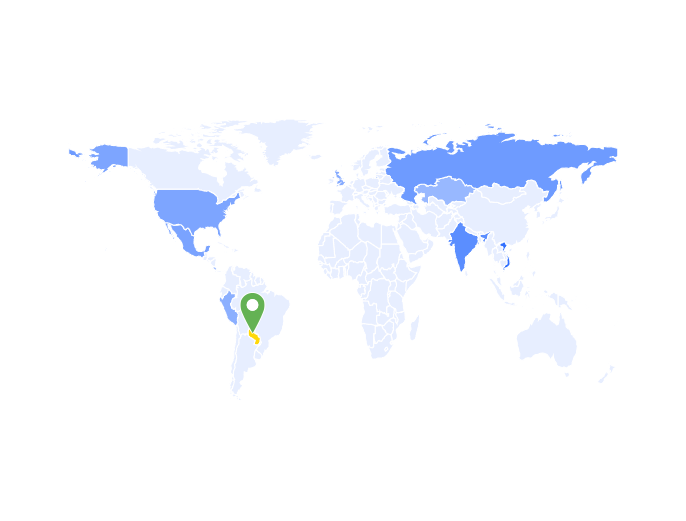 paraguay map,paraguay data,tendata,import export data