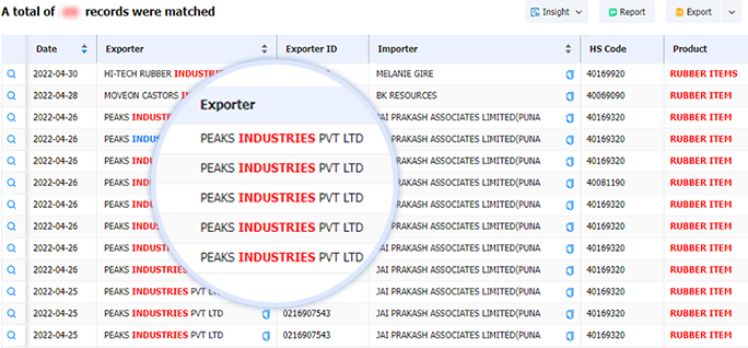 export import data