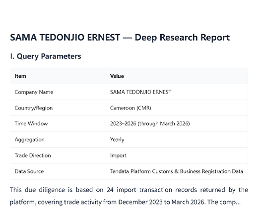 import export data