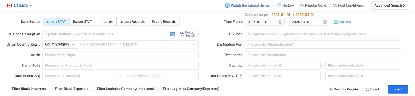 canada trade data,trade data,canada import data,canada export data