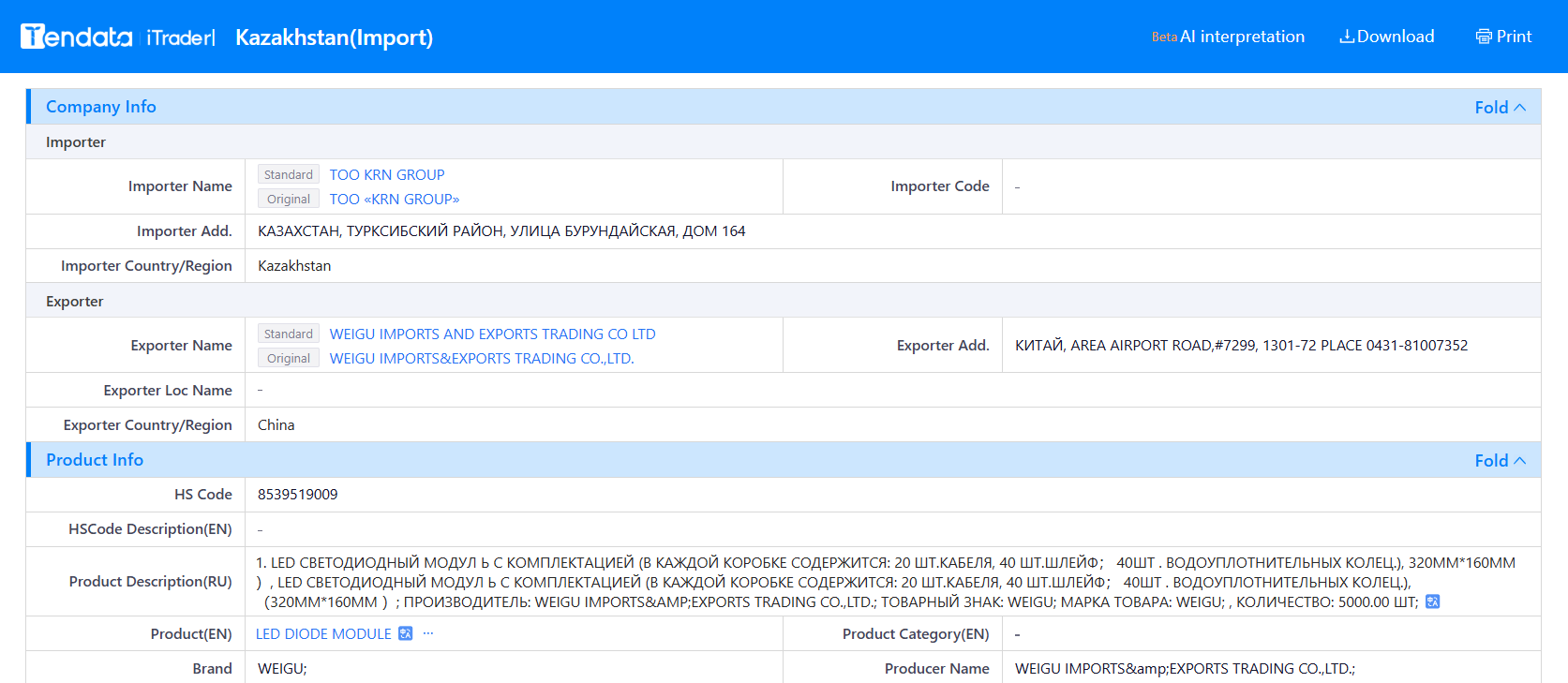 kyrgyzstan import export data,import export data,export data